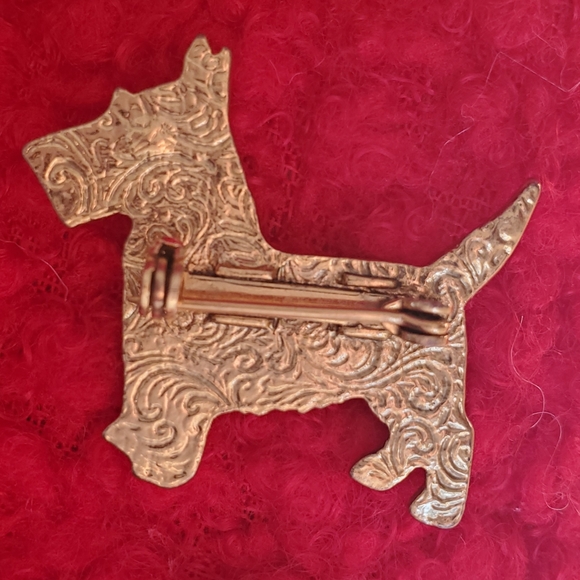 Vintage scottie terrier dog pin with rhine… - Picture 4 of 7
